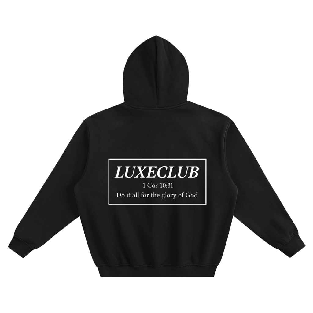 Luxe Star Hoodie - Black