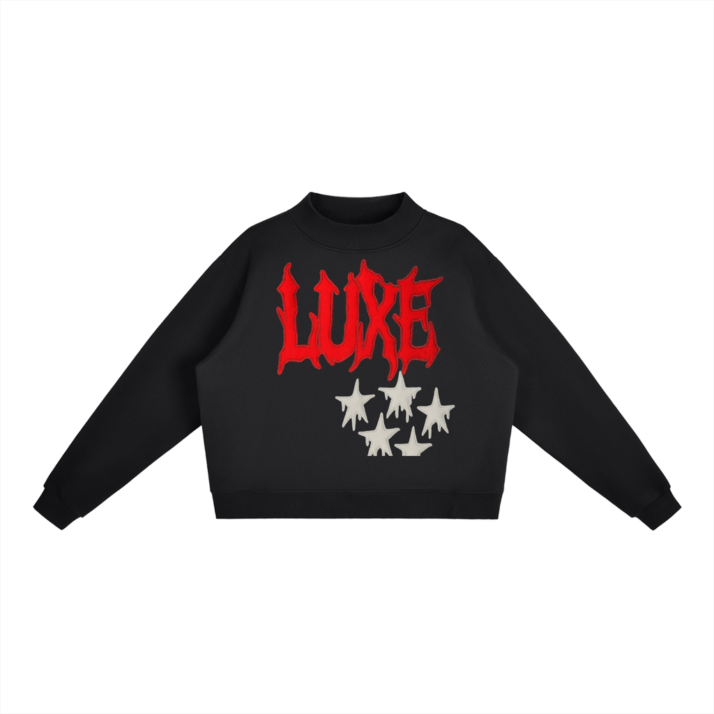 Luxe Sweatshirt- Black