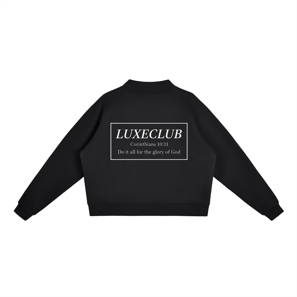 Luxe Sweatshirt- Black