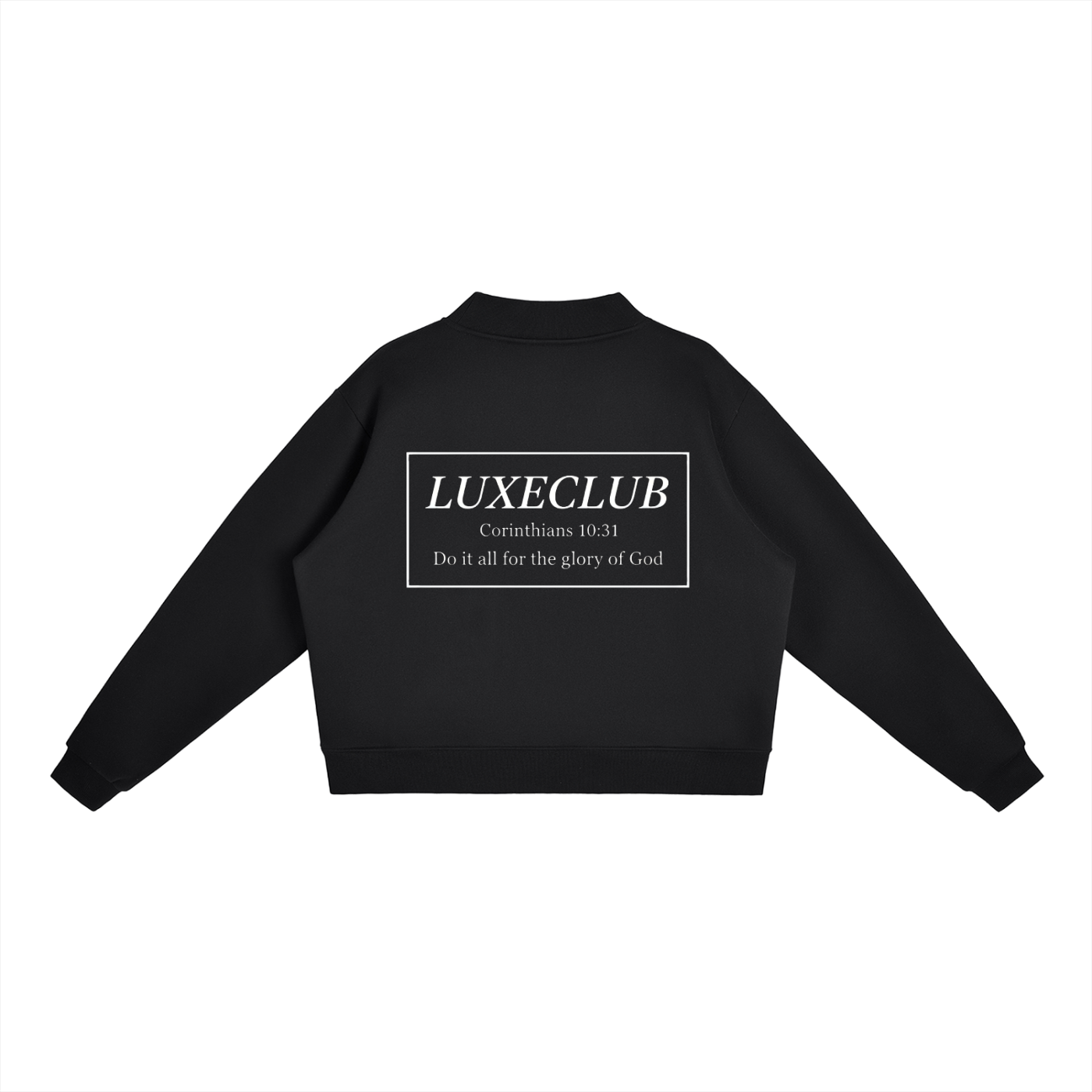 Luxe Sweatshirt- Black